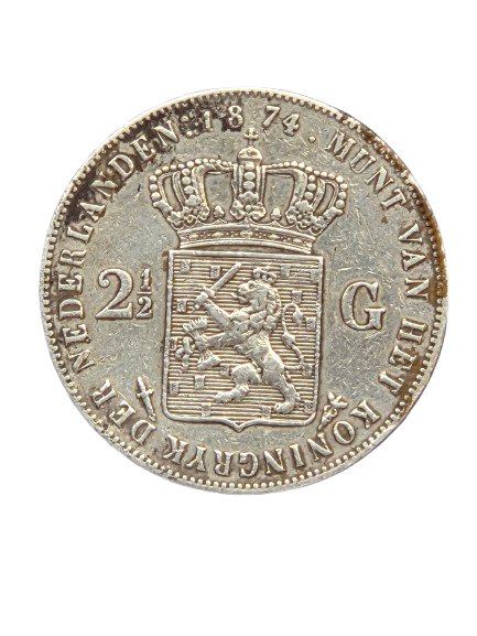 2,5 Gulden / Rijksdaalder 1874