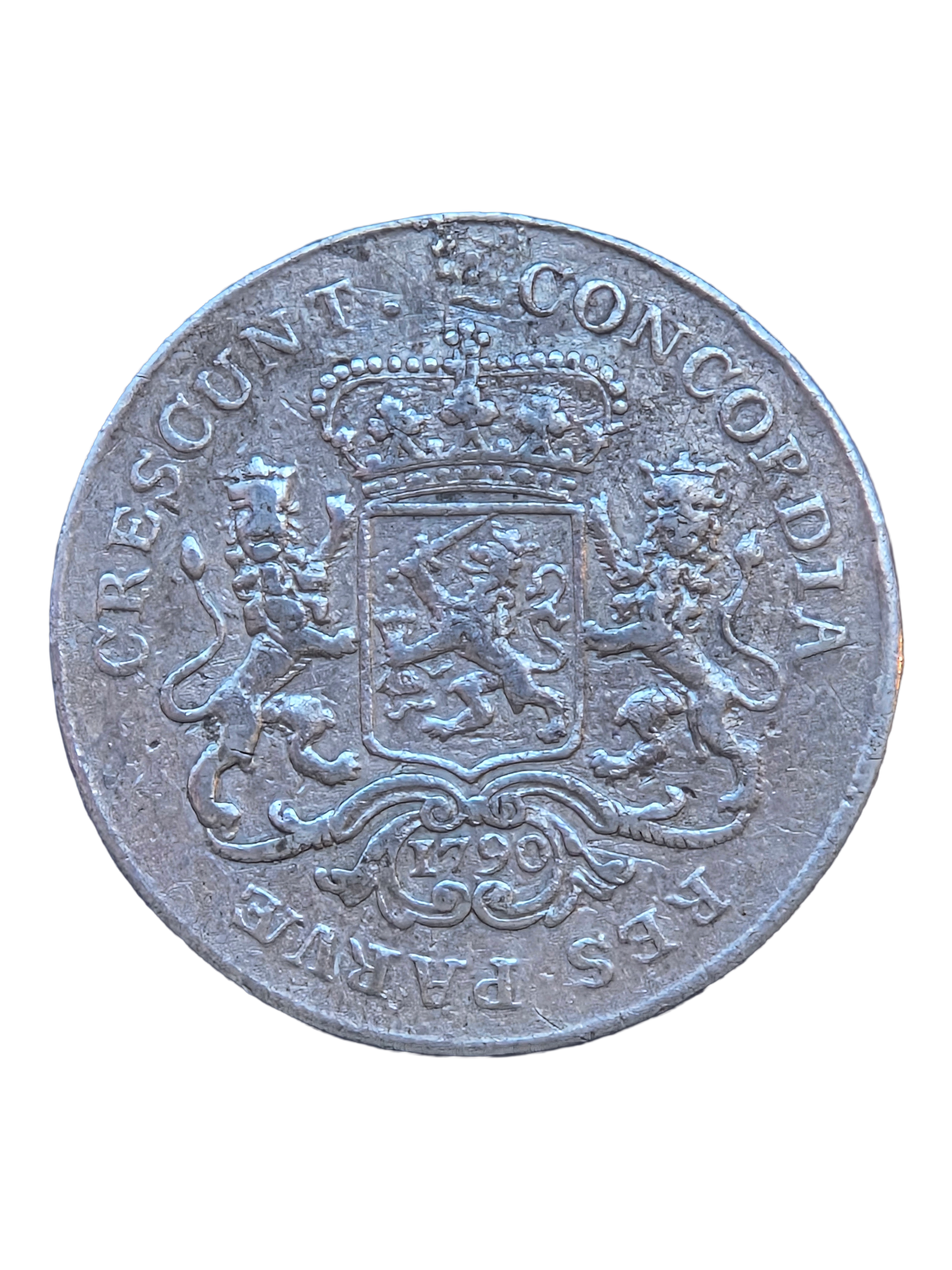 Halve Dukaton / Zilveren Rijder Holland 1790