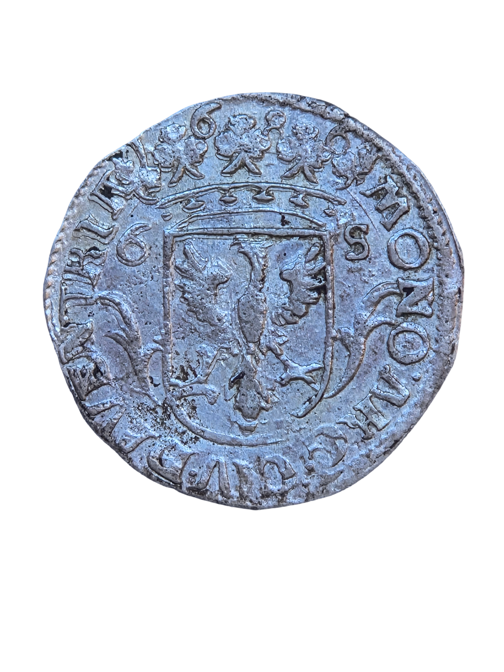 6 Stuiver / Rijderschelling Deventer 1686