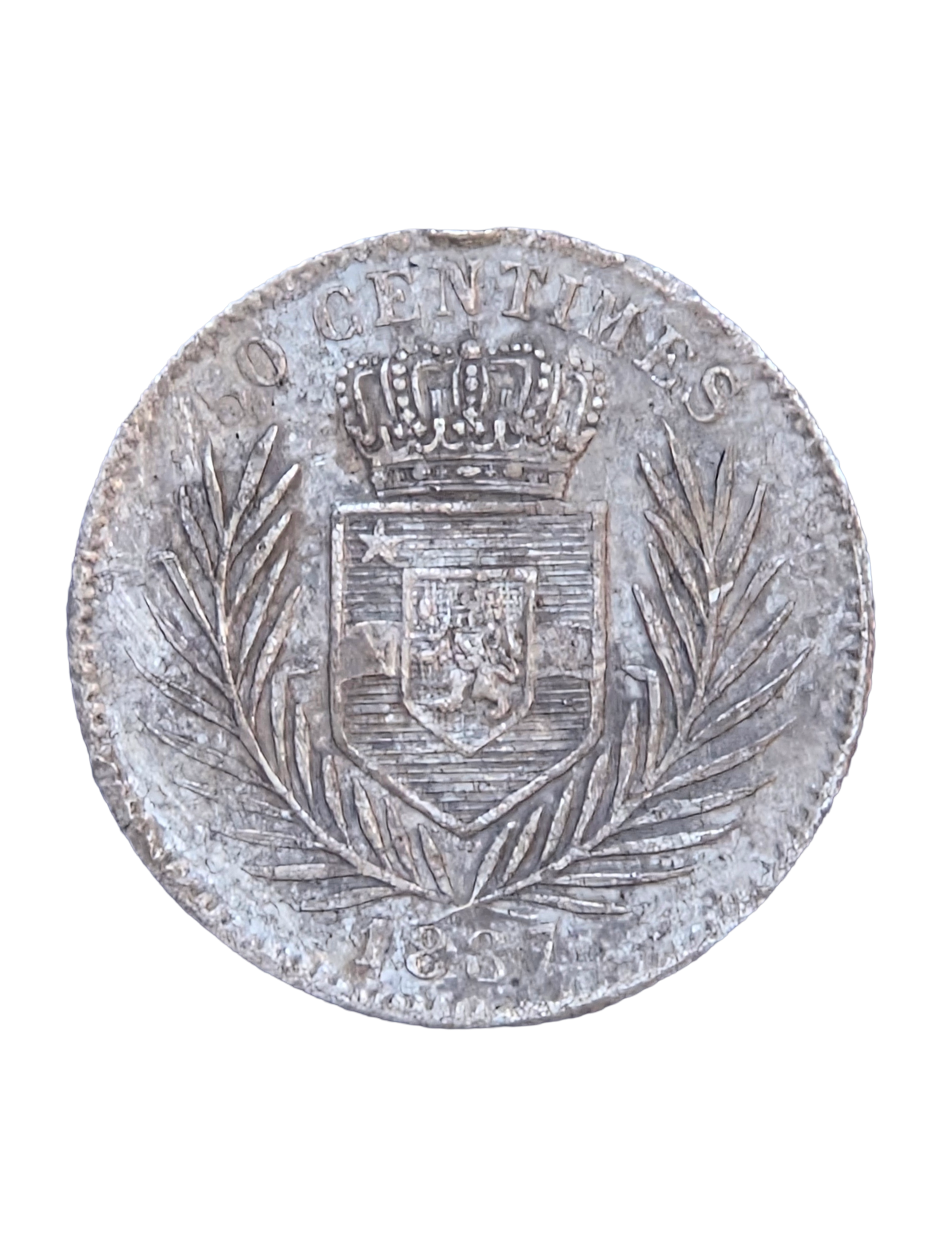 50 Centiments Belgisch Congo 1887