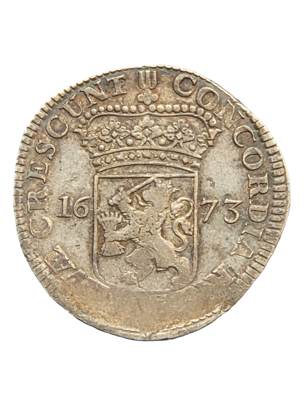 Zilveren Dukaat Holland 1673