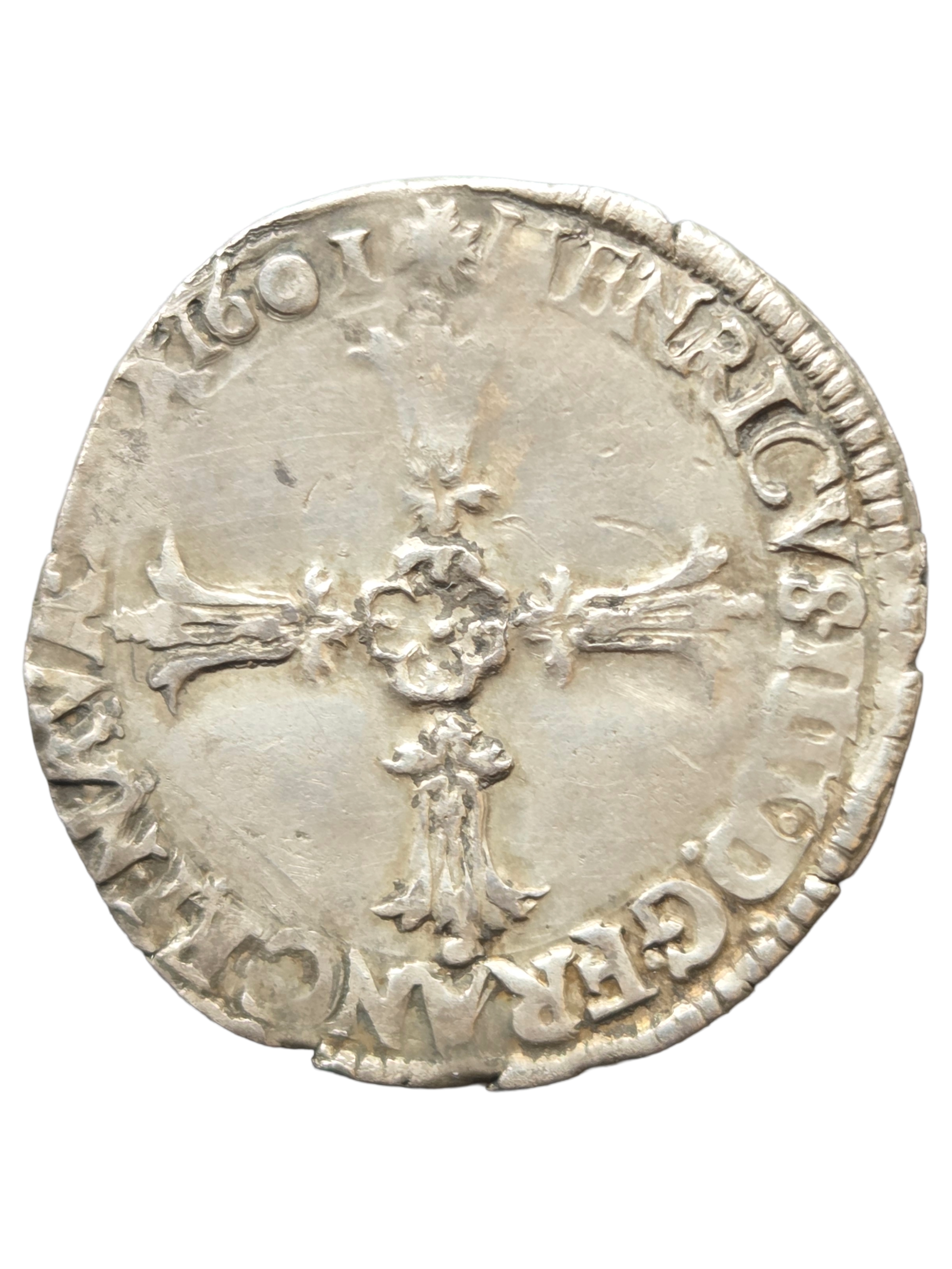 Kwart Écu Frankrijk 1601