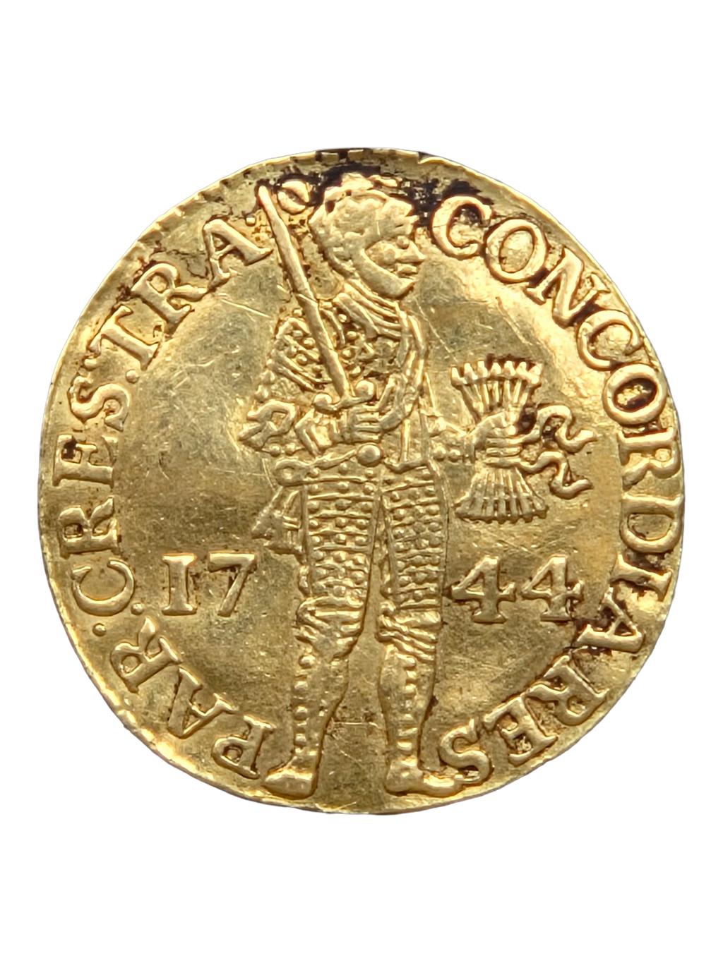 Gouden Dukaat Utrecht 1744