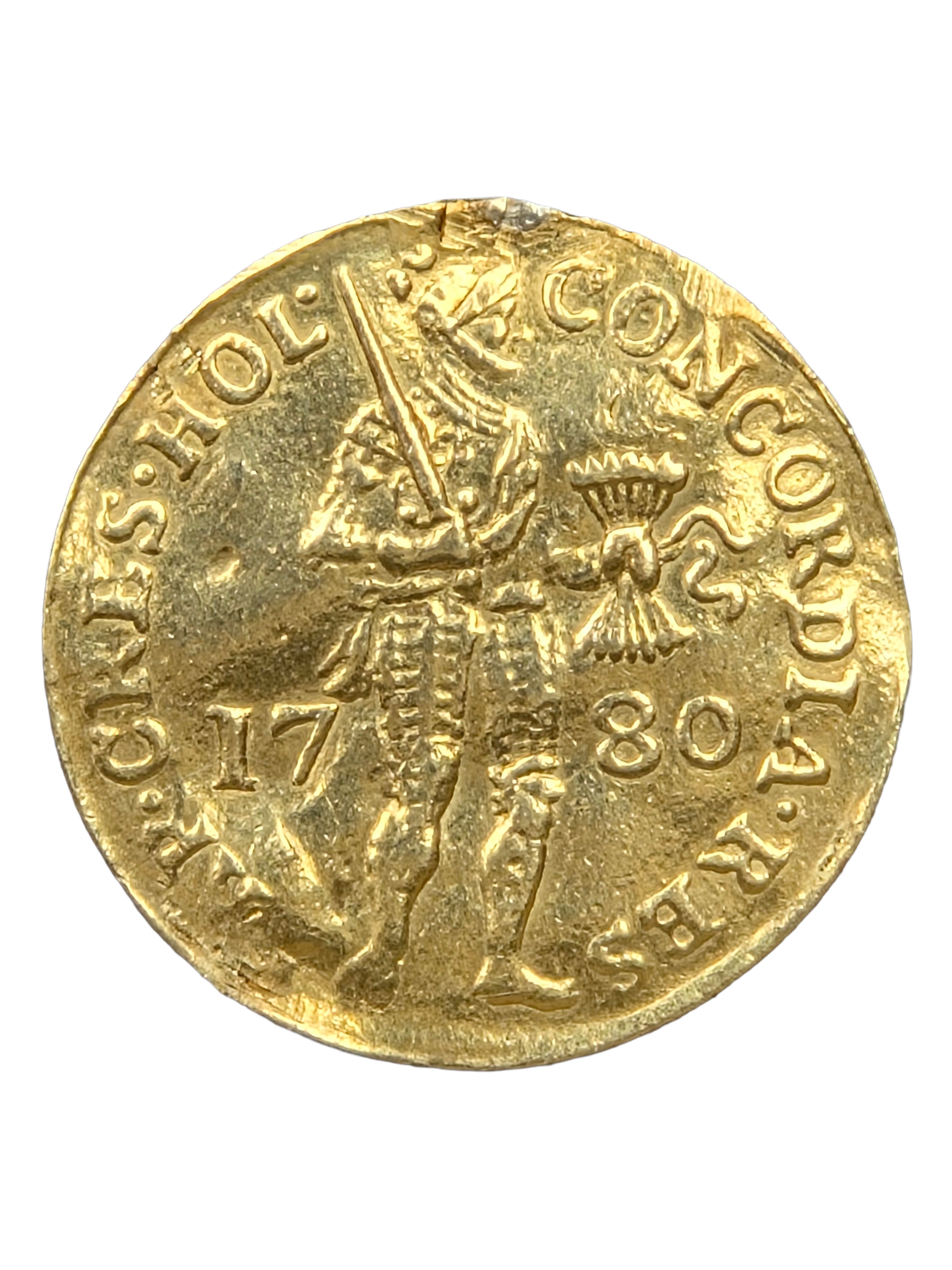 Gouden Dukaat Holland 1780