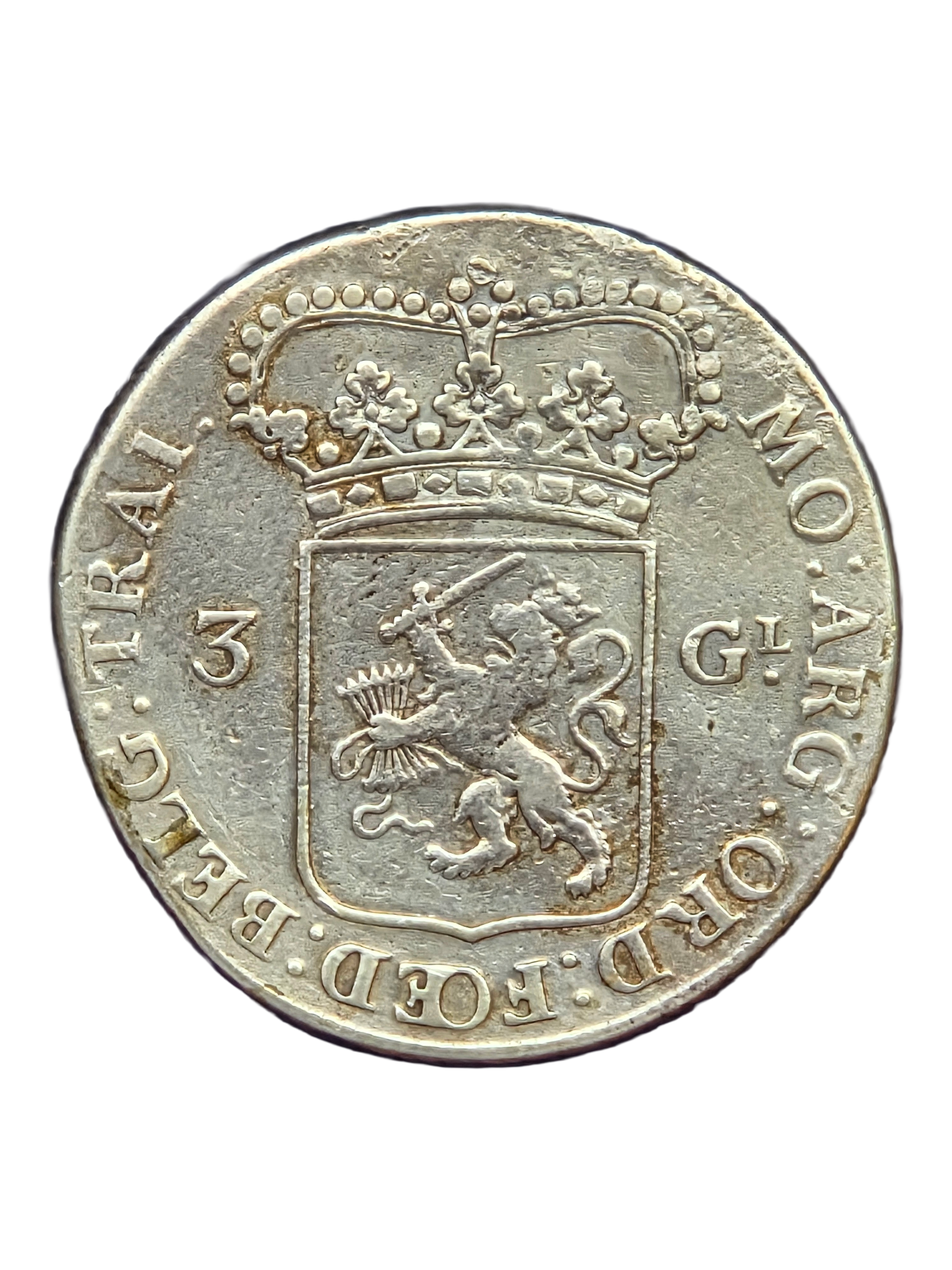 3 Gulden Utrecht 1795