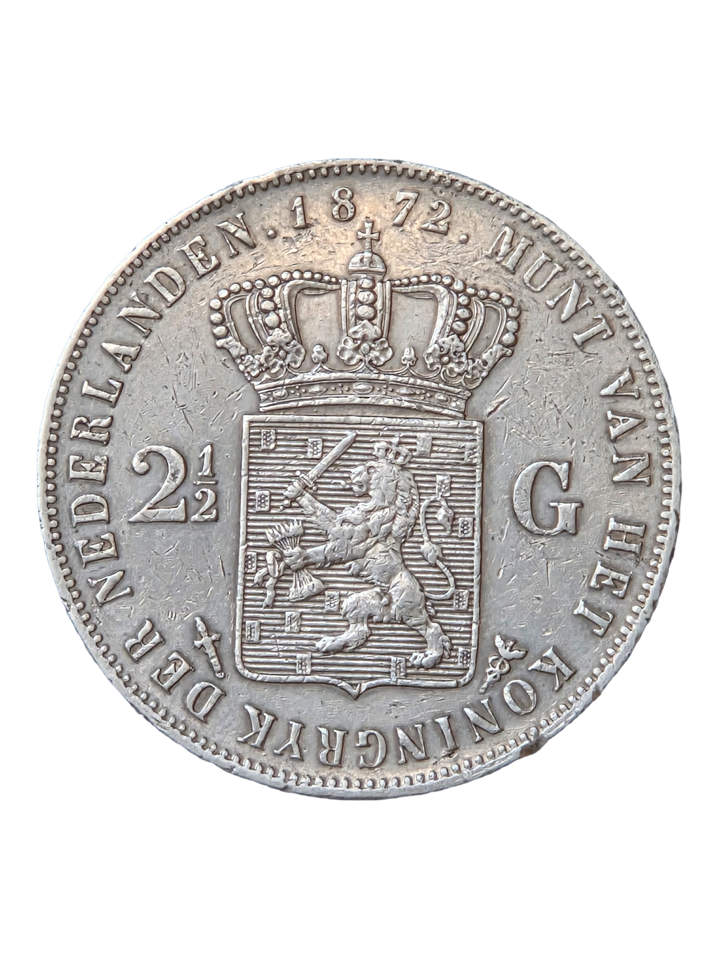 2,5 Gulden / Rijksdaalder 1872