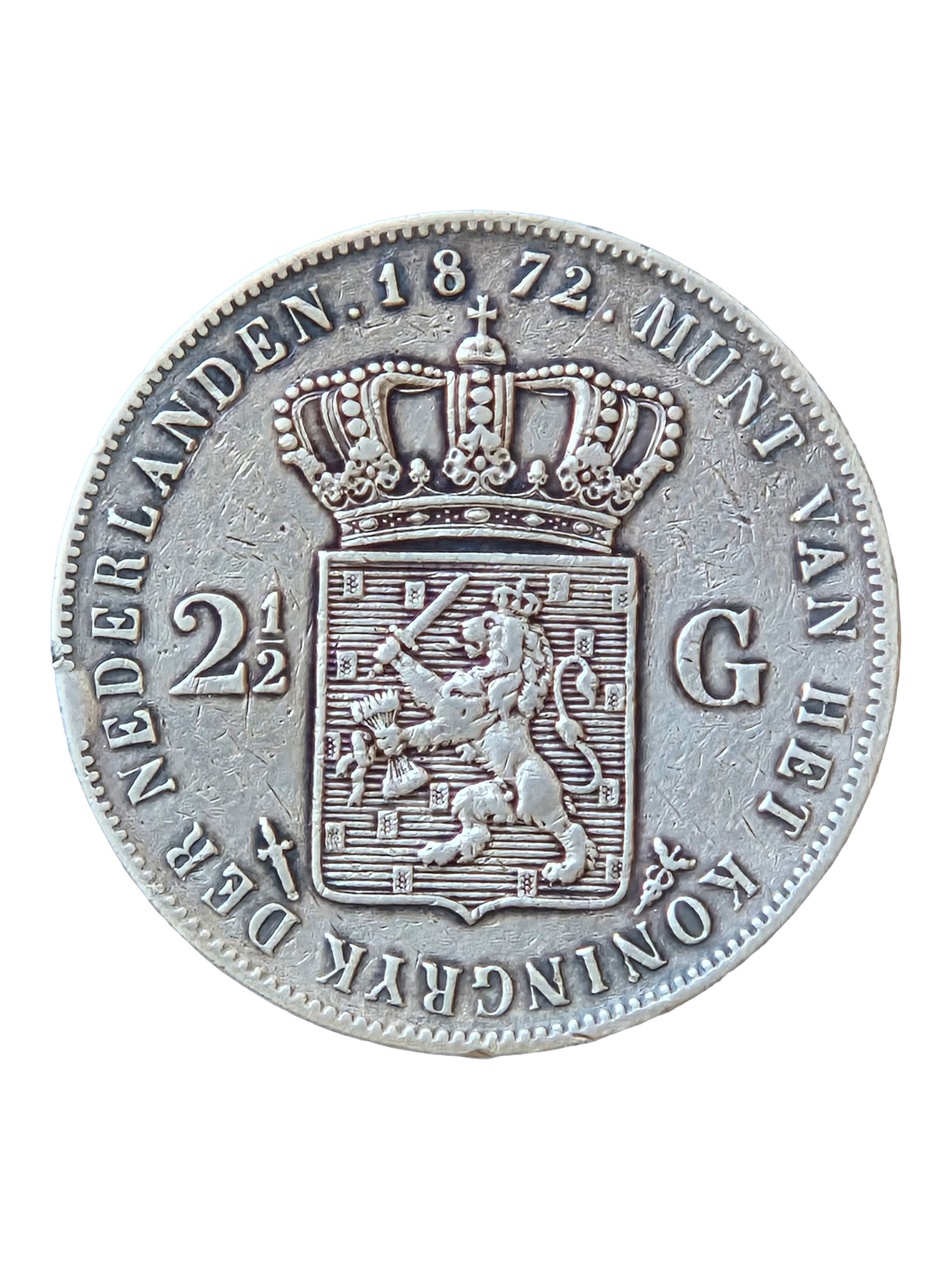 2,5 Gulden / Rijksdaalder 1872