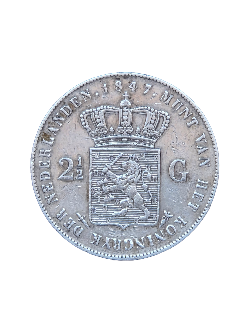 2,5 Gulden / Rijksdaalder 1847