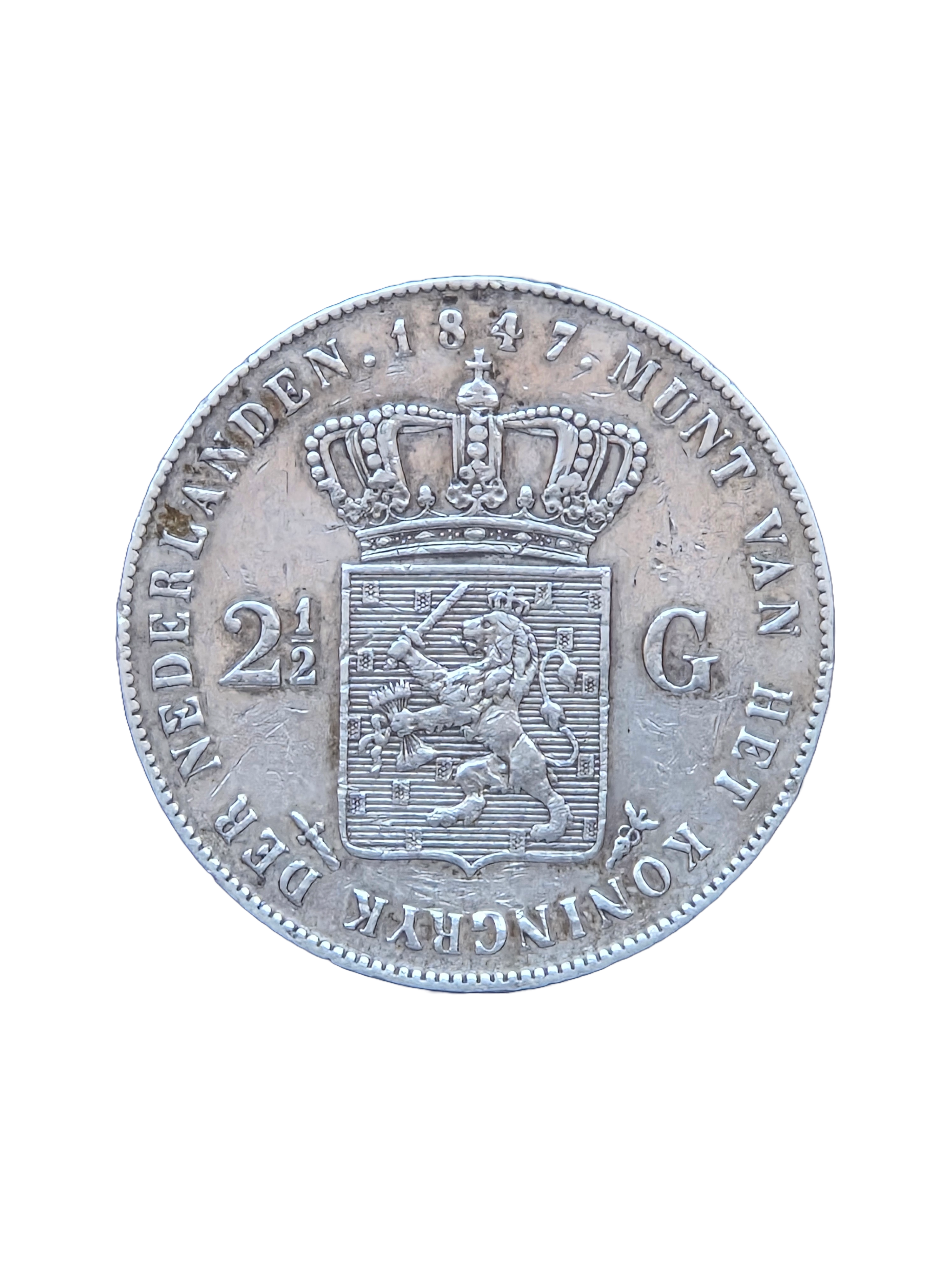 2,5 Gulden / Rijksdaalder 1847
