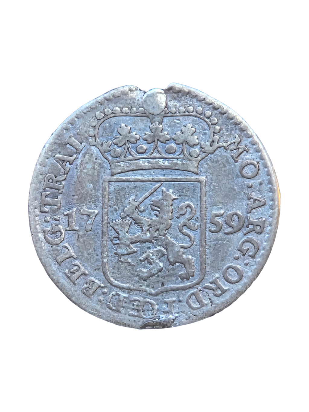 Muntmeesterpenning Utrecht 1759
