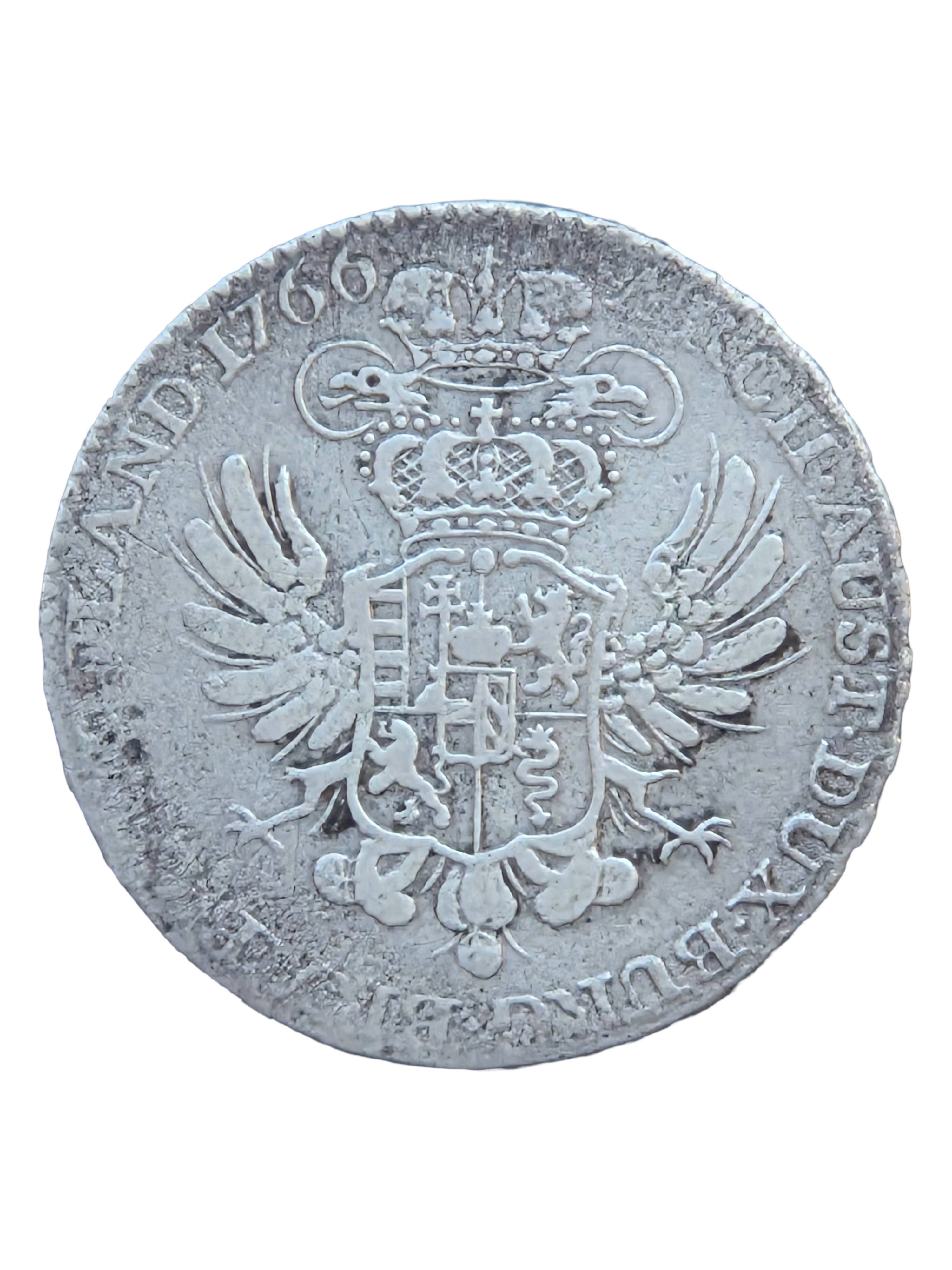 Halve Kronenthaler 1766