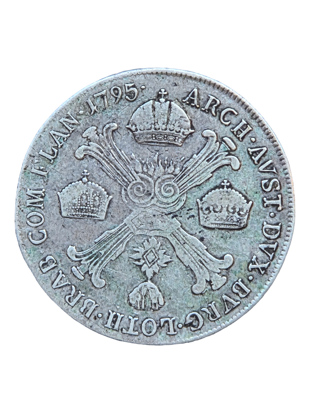 Halve Kronenthaler 1795