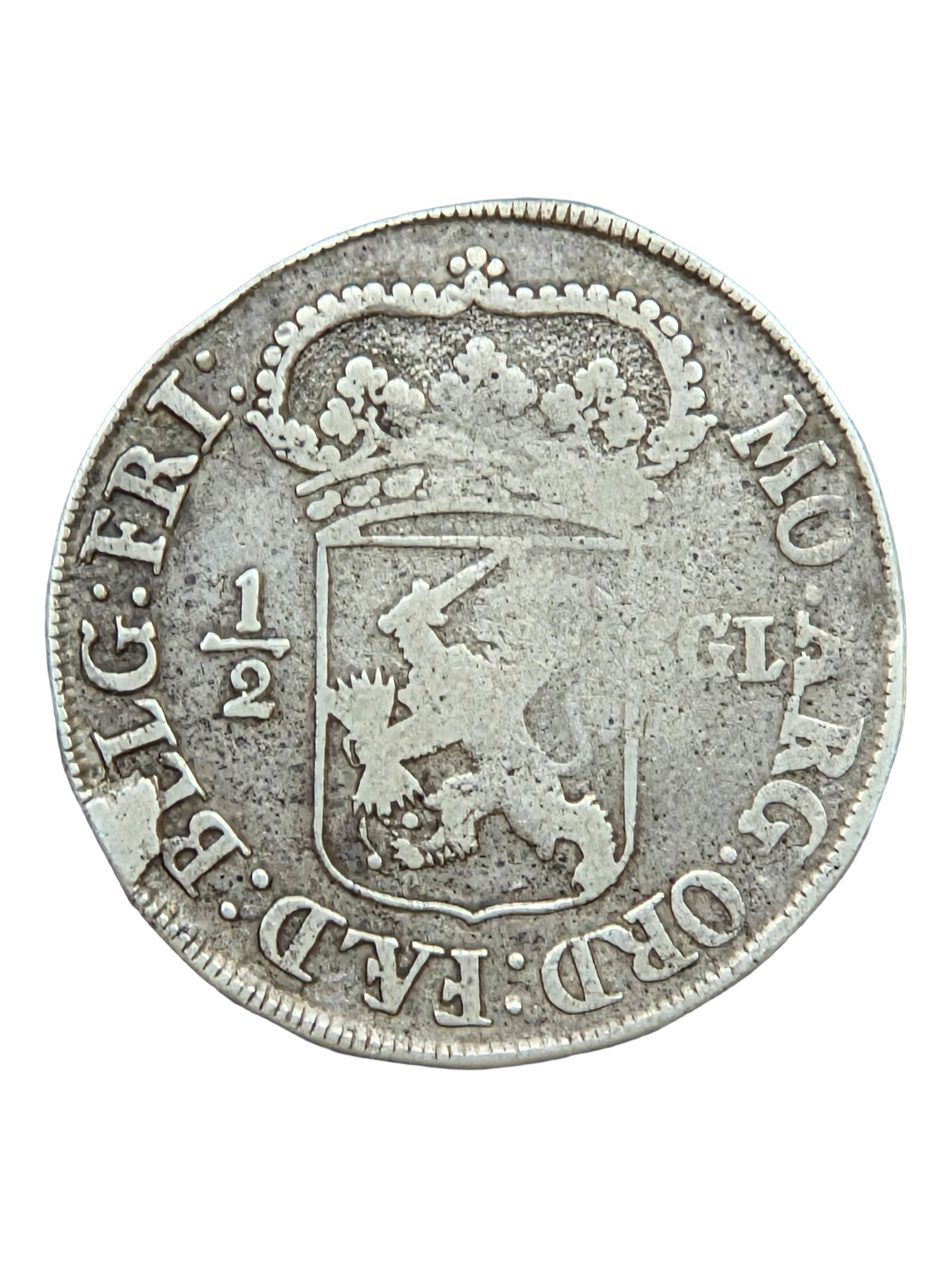 Halve 3 Gulden Friesland 1696