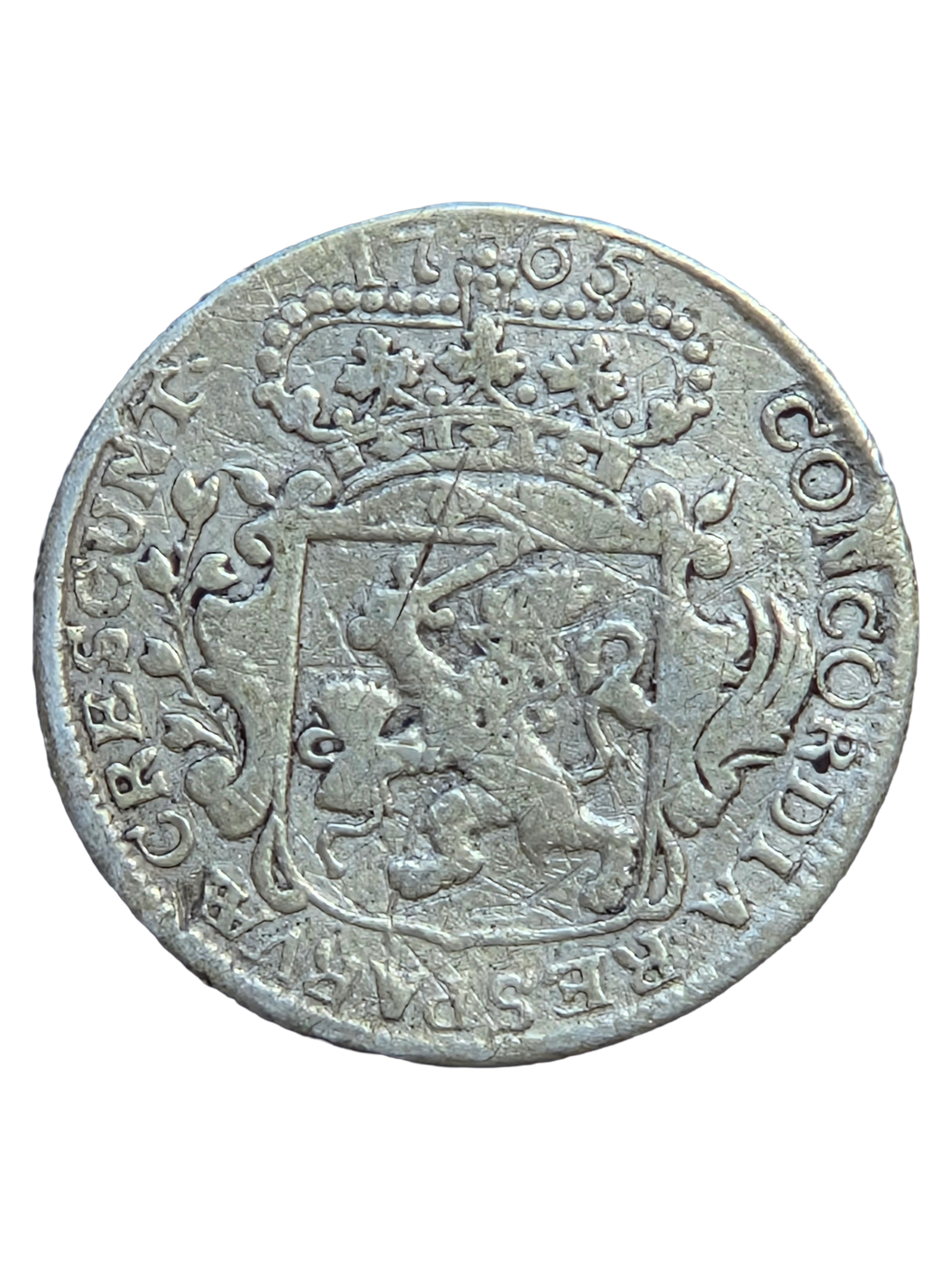 Vierde dukaat Zeeland 1765/4