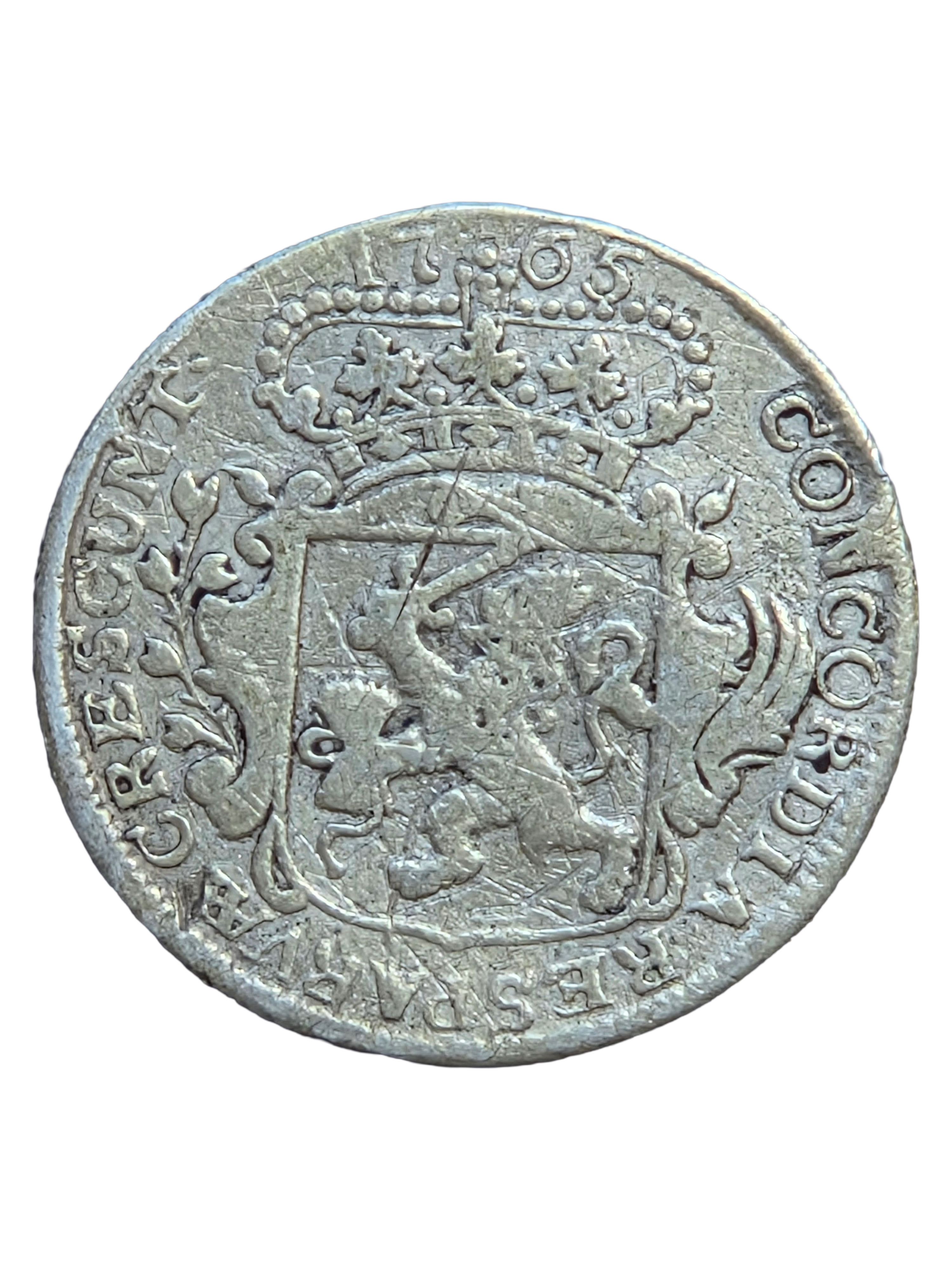 Vierde dukaat Zeeland 1765/4