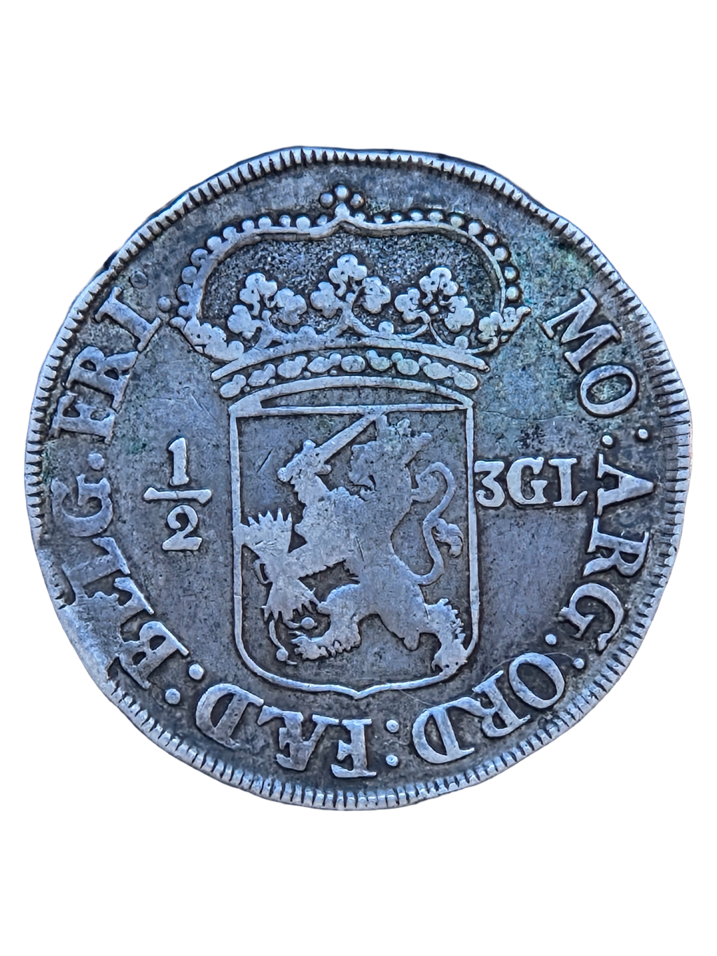 Halve 3 Gulden Friesland 1696