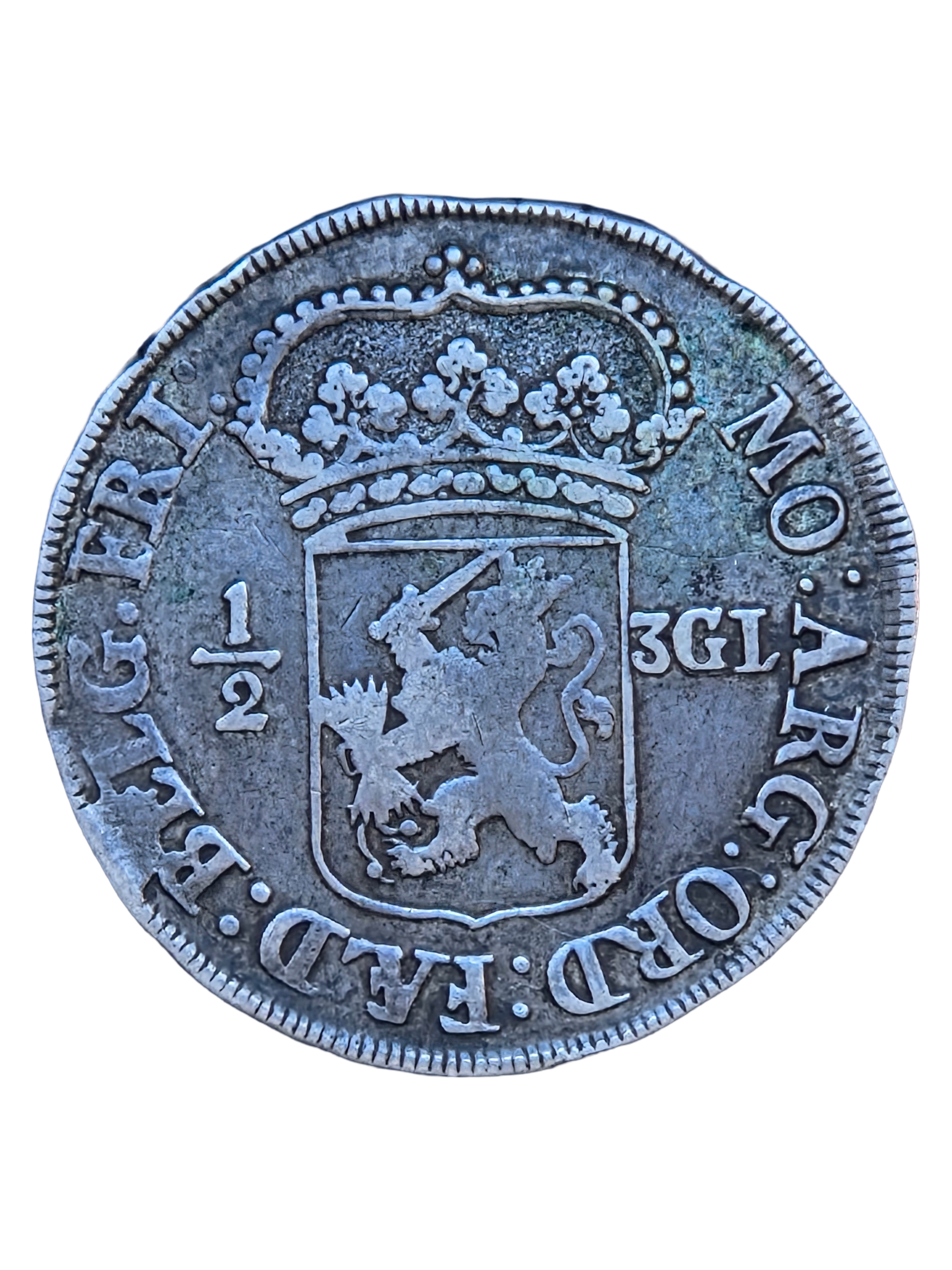Halve 3 Gulden Friesland 1696