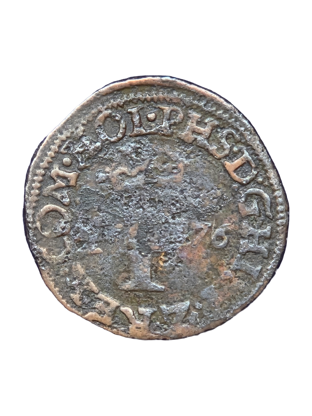 Halve Duit / Noodpenning 1576