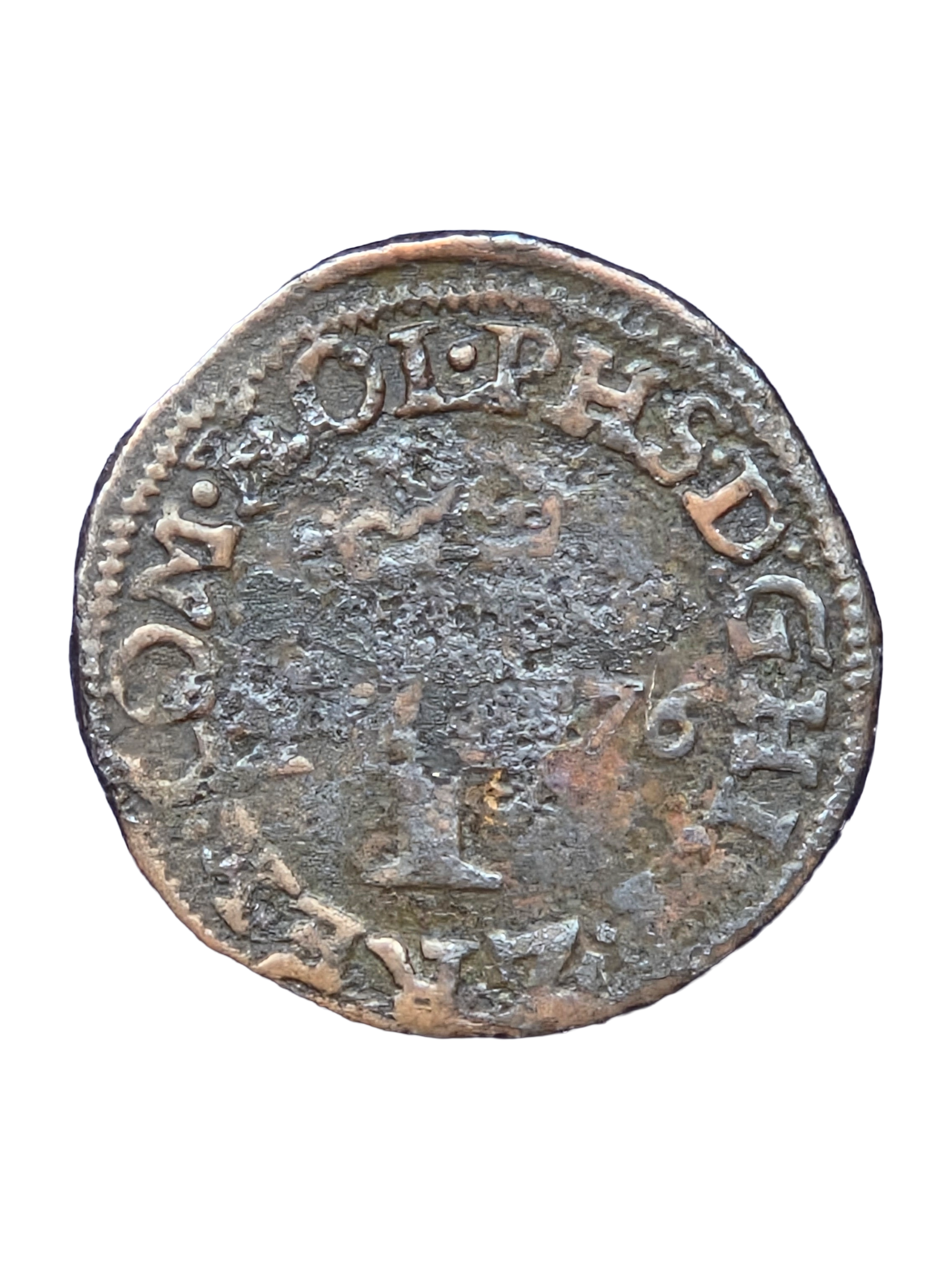 Halve Duit / Noodpenning 1576
