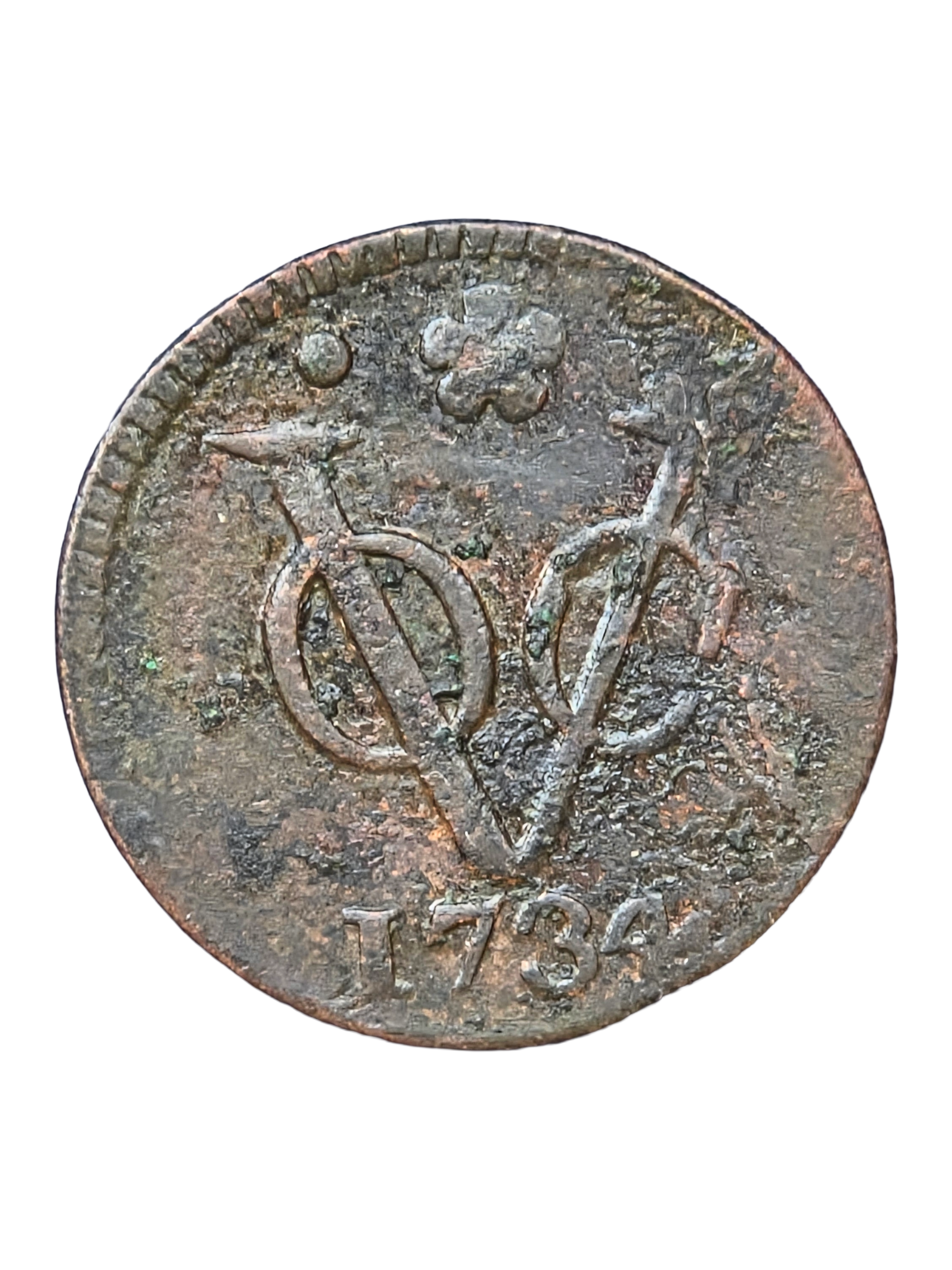 VOC Duit Holland 1734