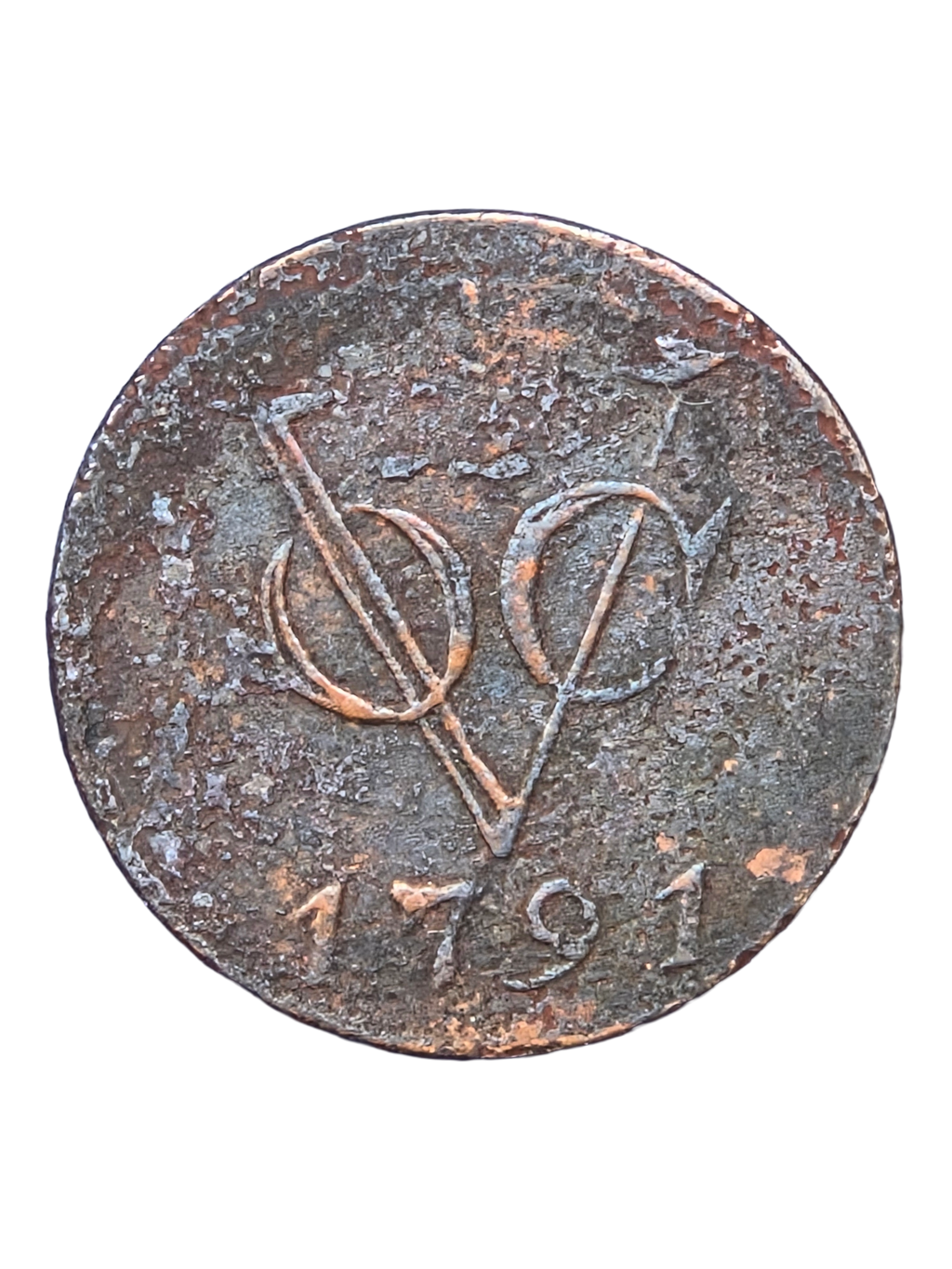 VOC Duit Gelderland 1791