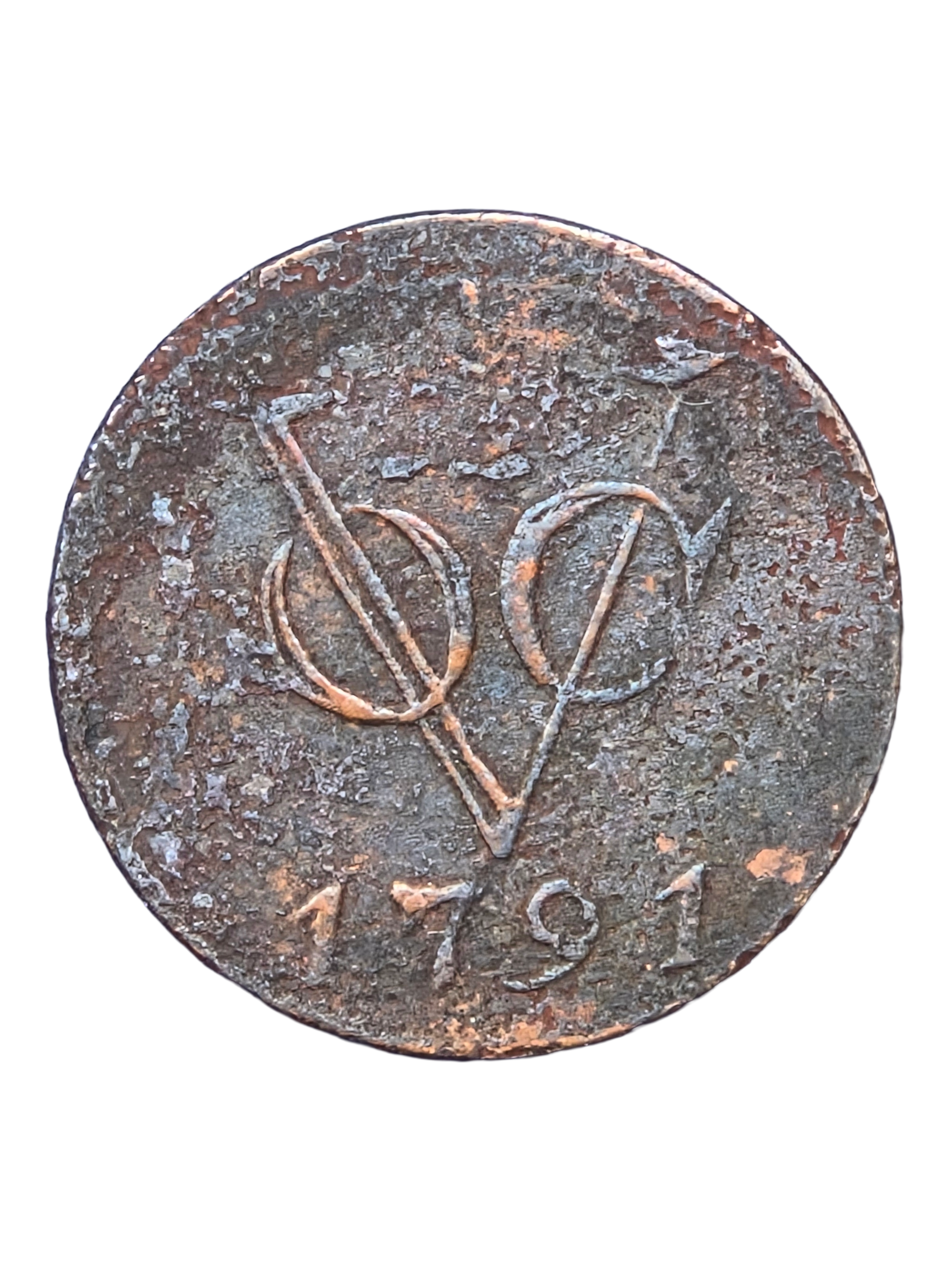 VOC Duit Gelderland 1791