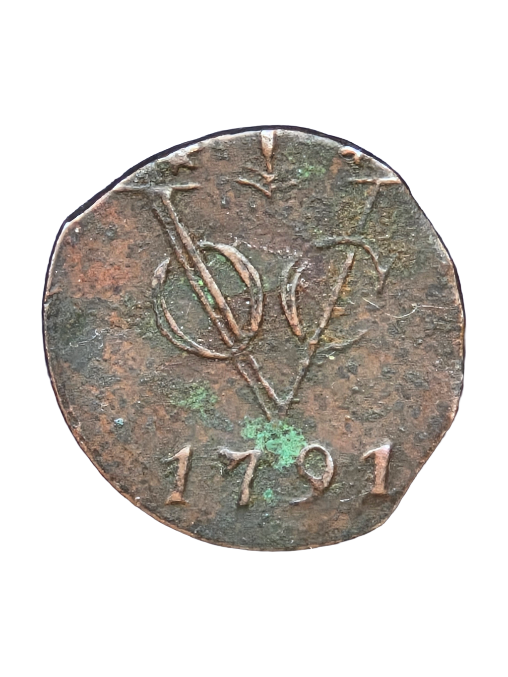 VOC Duit Gelderland 1791