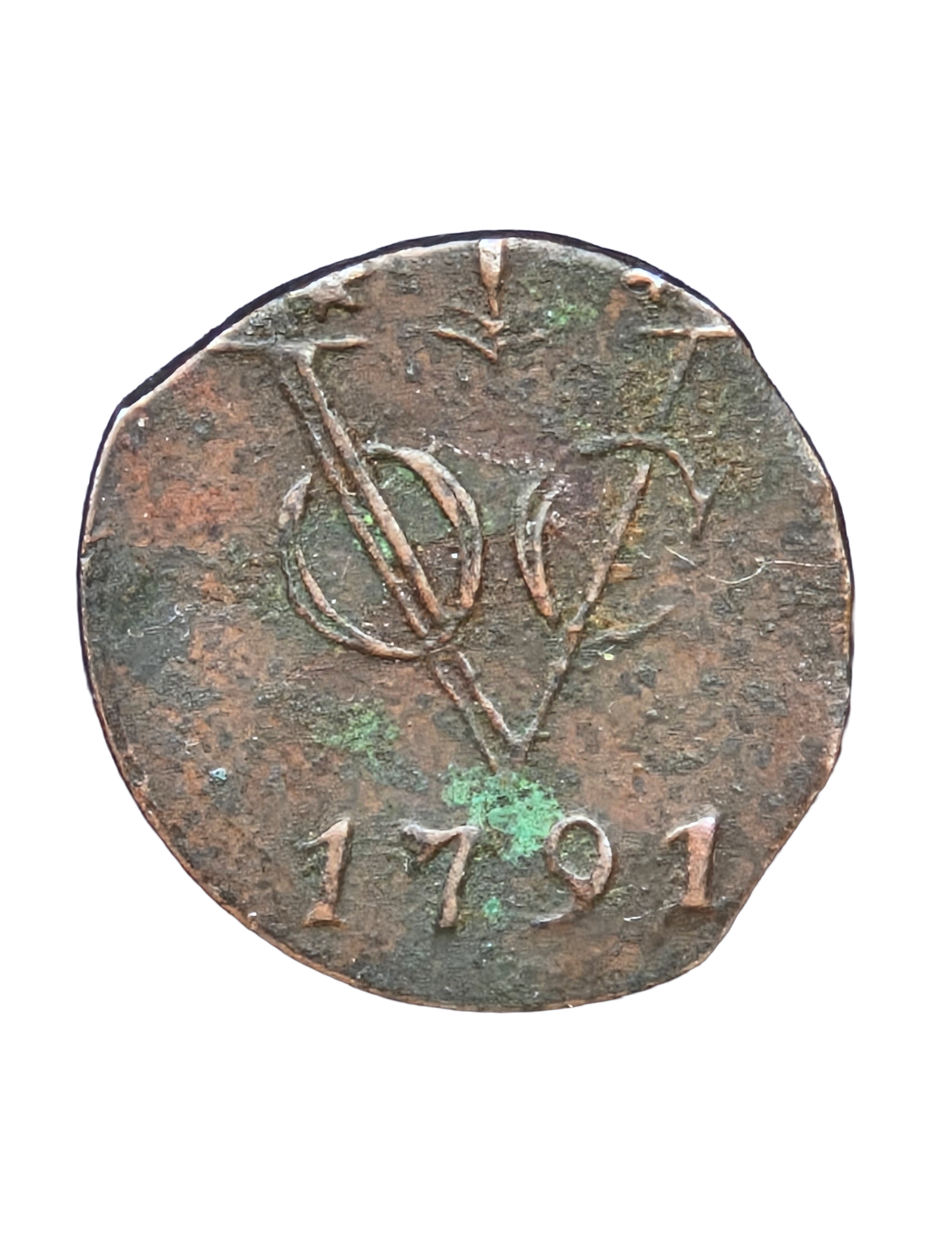 VOC Duit Gelderland 1791