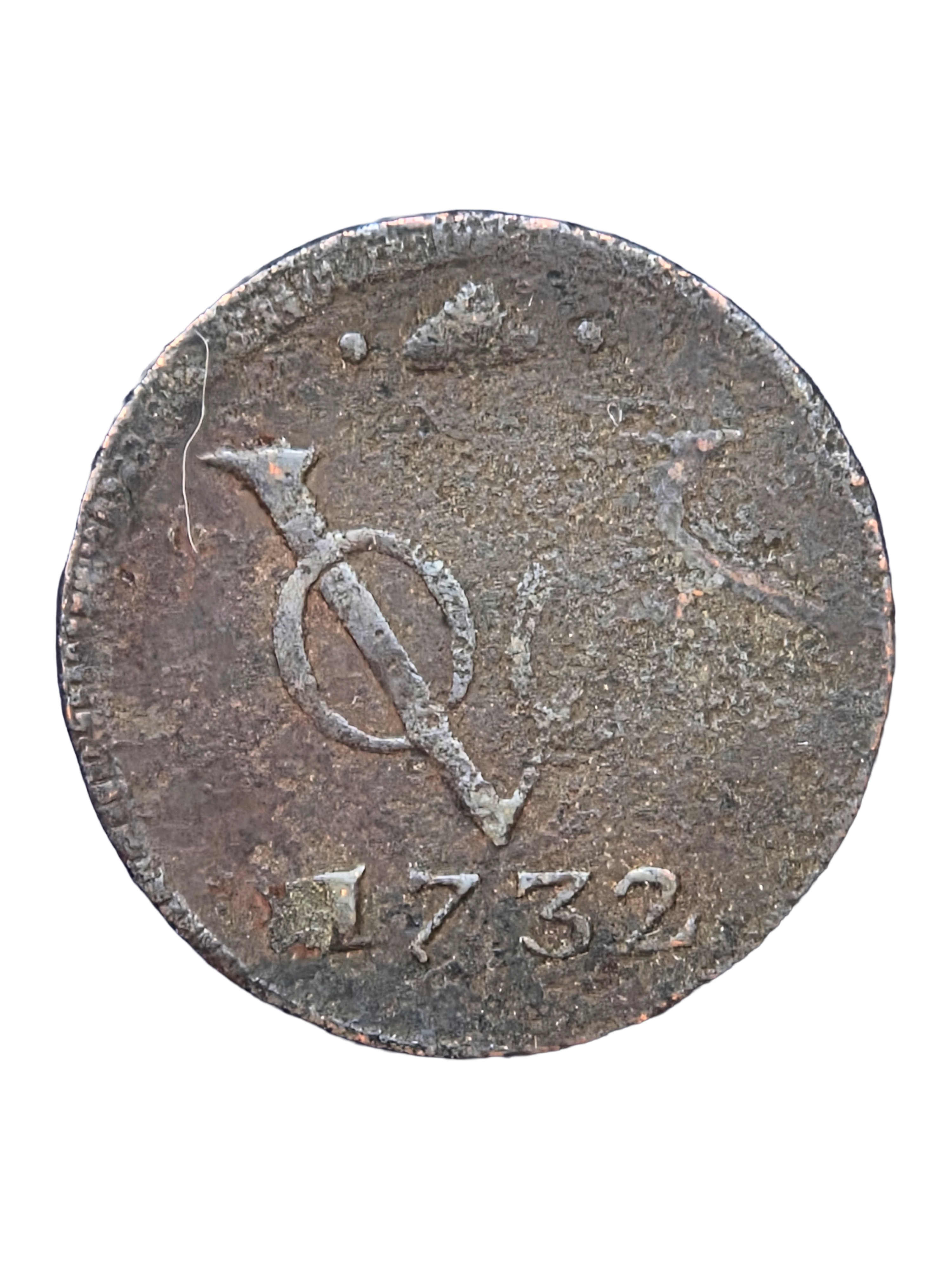 VOC Duit Gelderland 1732