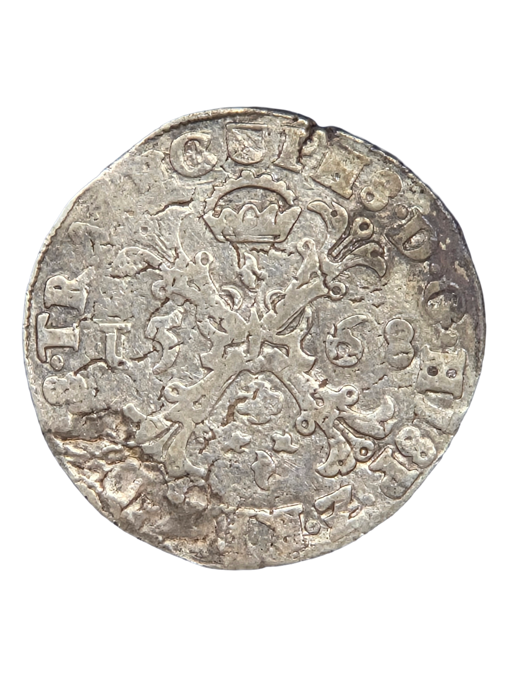 Bourgondische kruisdaalder Utrecht 1586