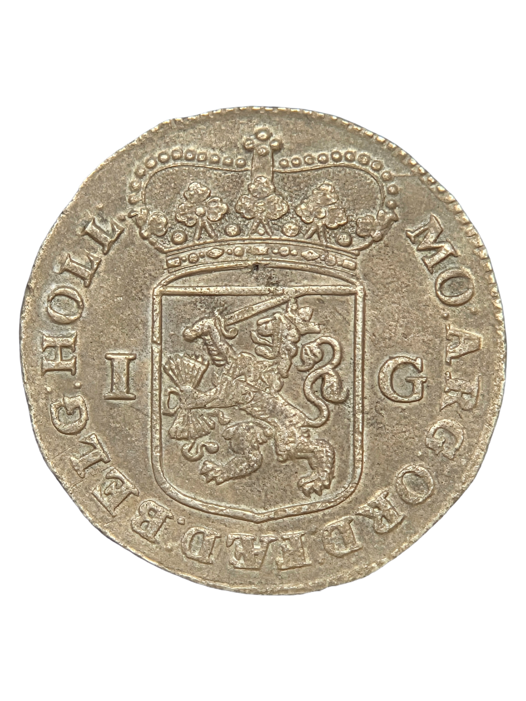 1 Gulden Holland 1735 - EigenTijdse Vervalsing