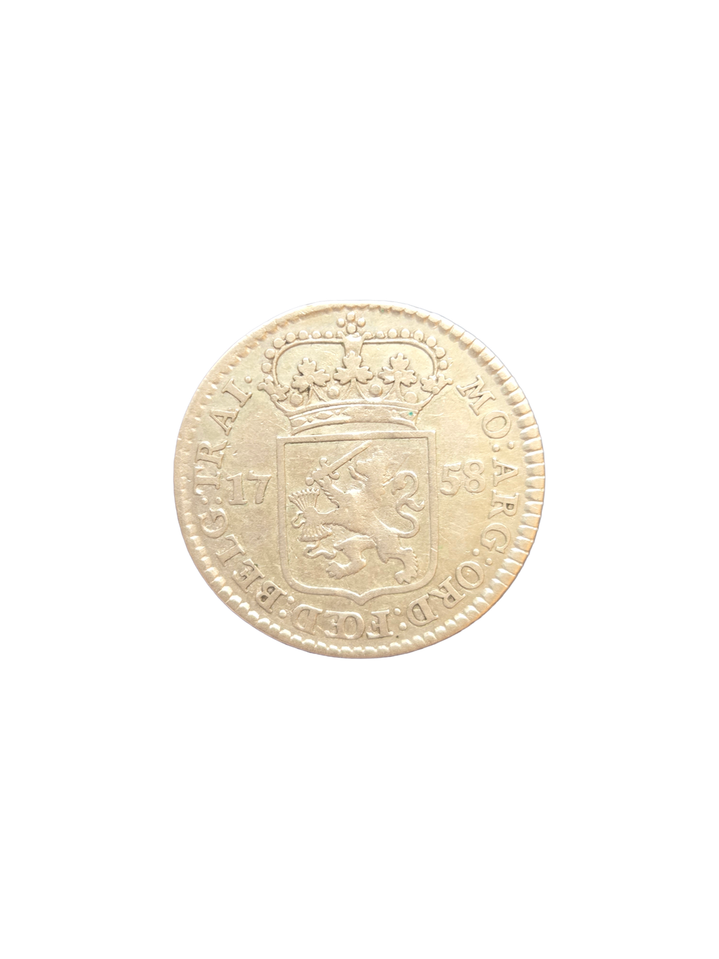 Muntmeesterpenning Utrecht 1758