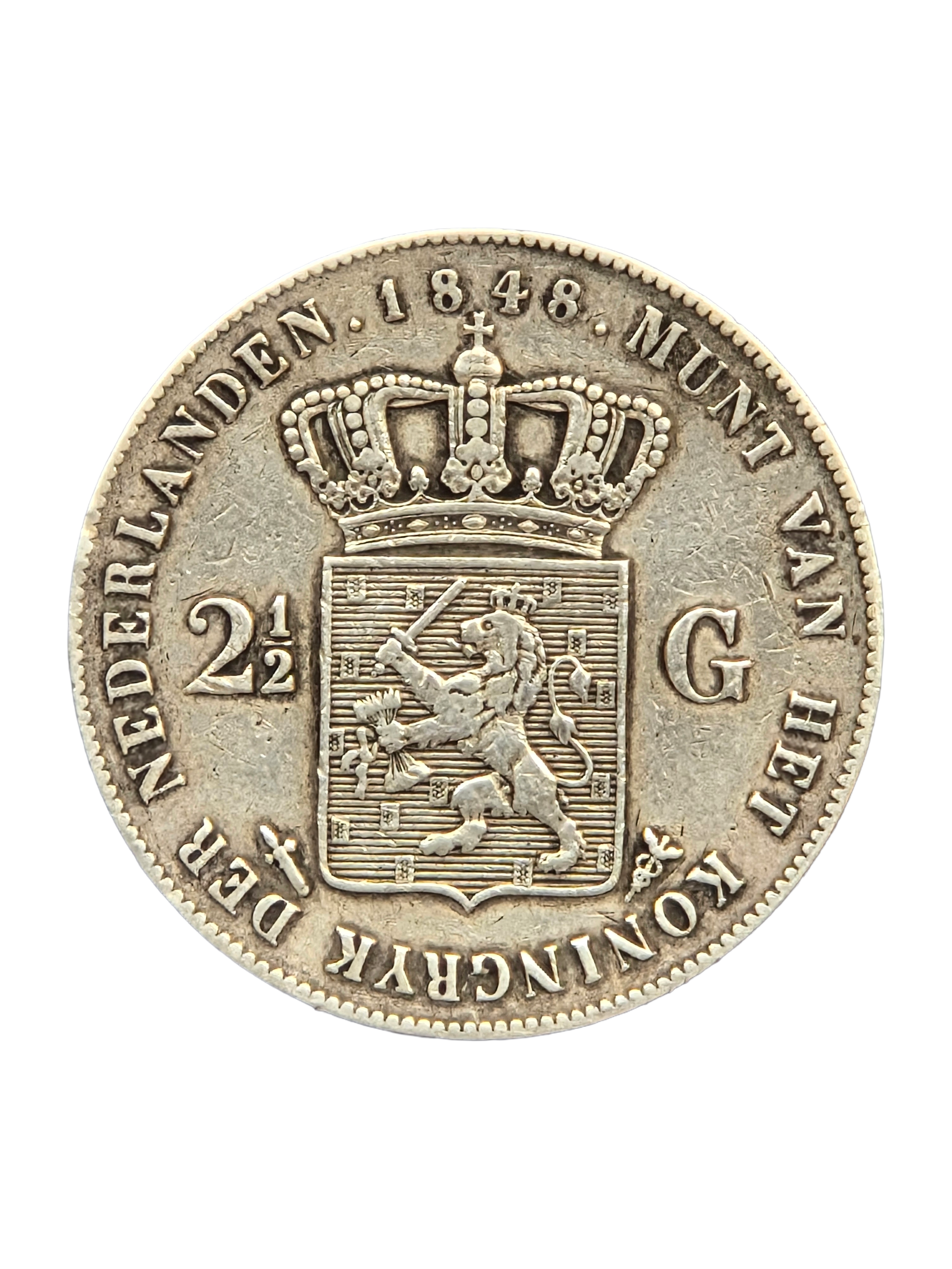 2,5 Gulden / Rijksdaalder 1848