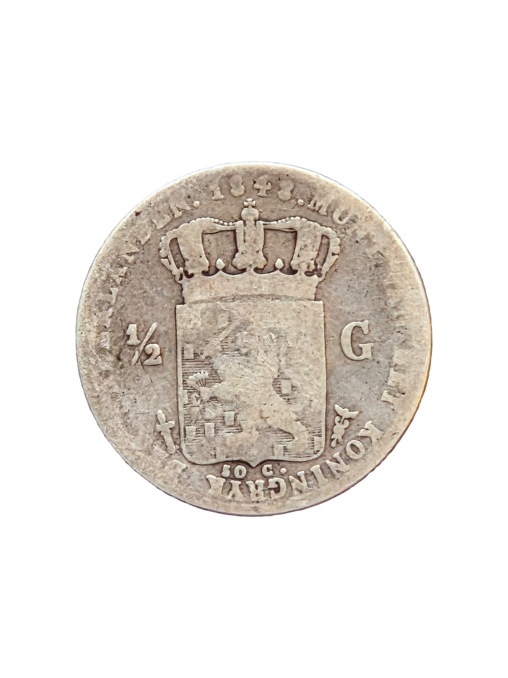 Halve Gulden 1848