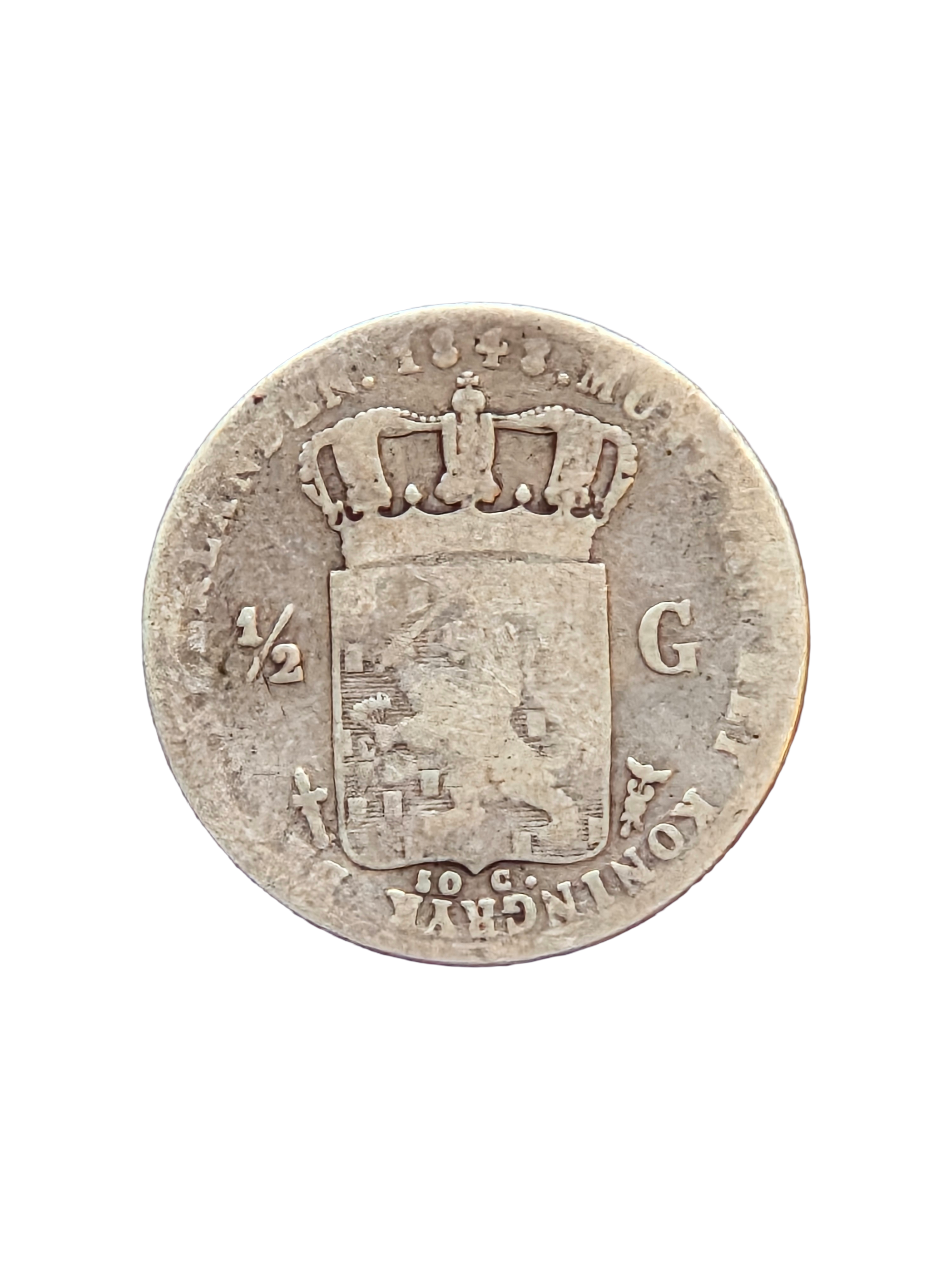 Halve Gulden 1848