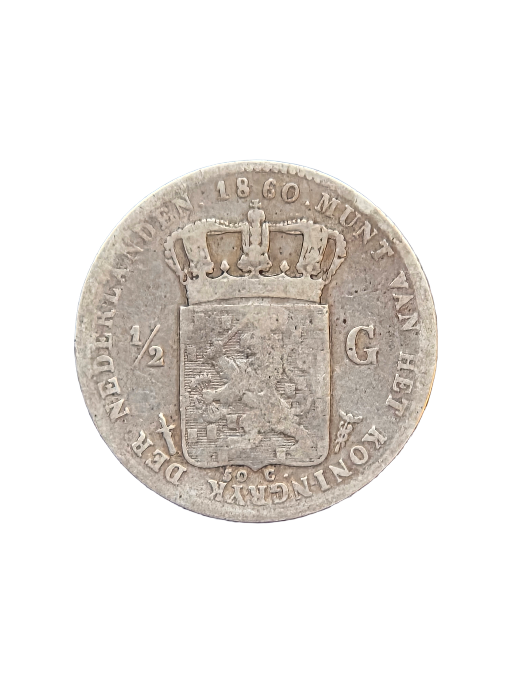 Halve Gulden 1860