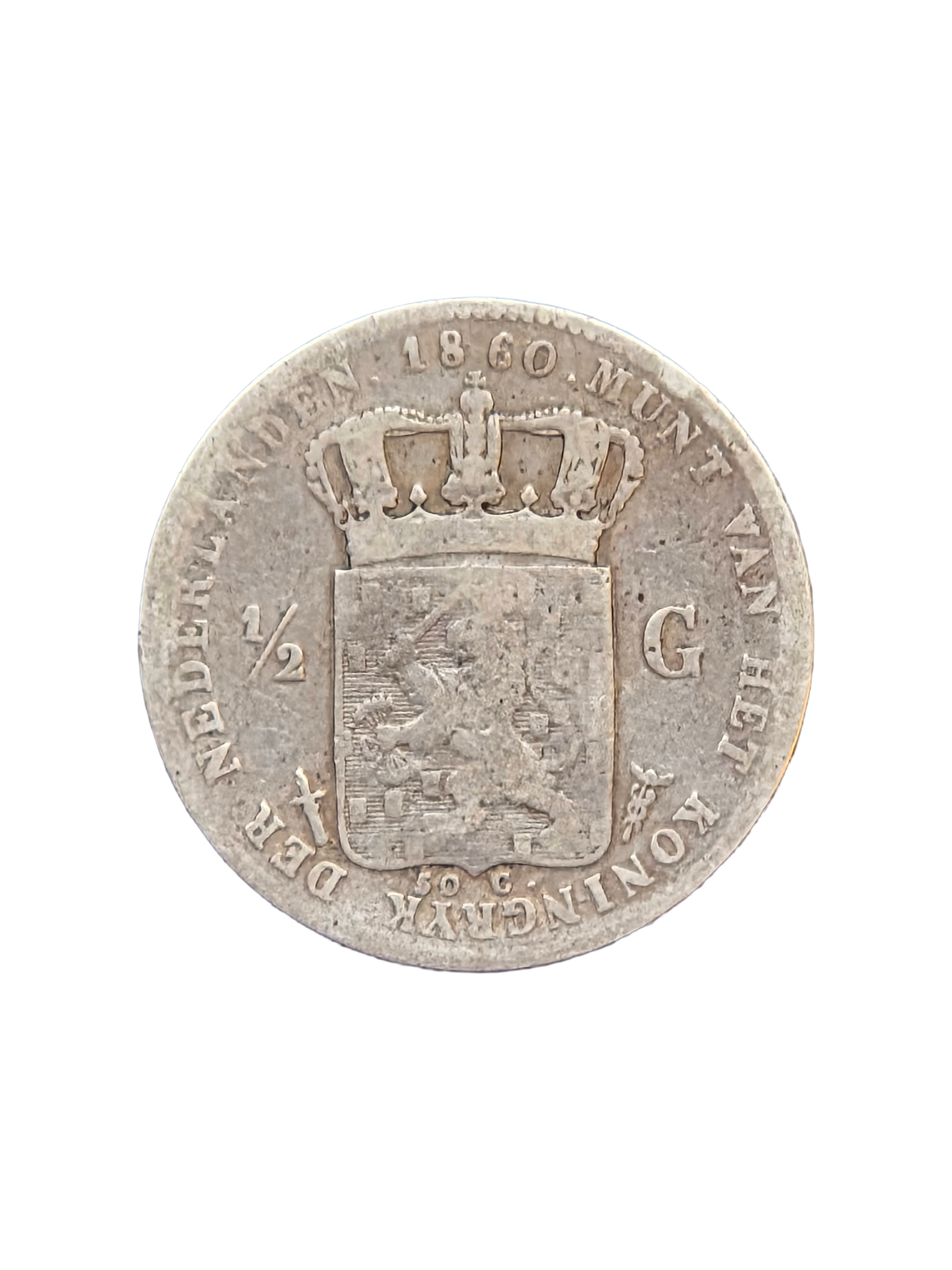 Halve Gulden 1860
